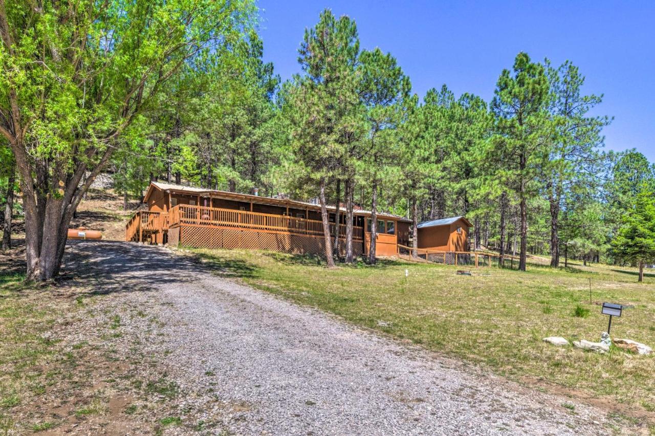 Quiet Cloudcroft Cabin With Porch And Gas Grill! Exterior photo