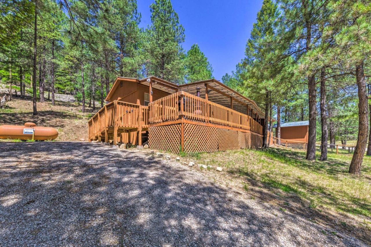 Quiet Cloudcroft Cabin With Porch And Gas Grill! Exterior photo