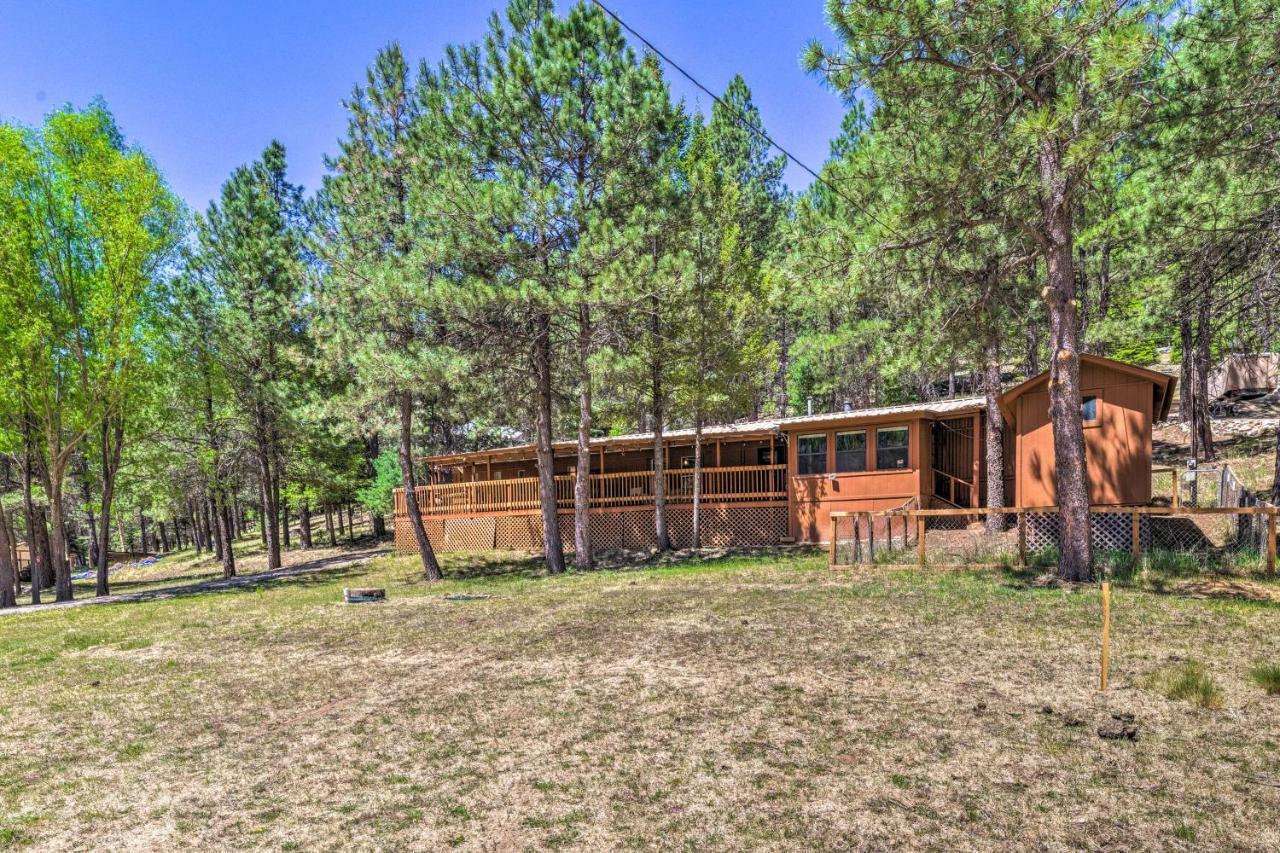 Quiet Cloudcroft Cabin With Porch And Gas Grill! Exterior photo