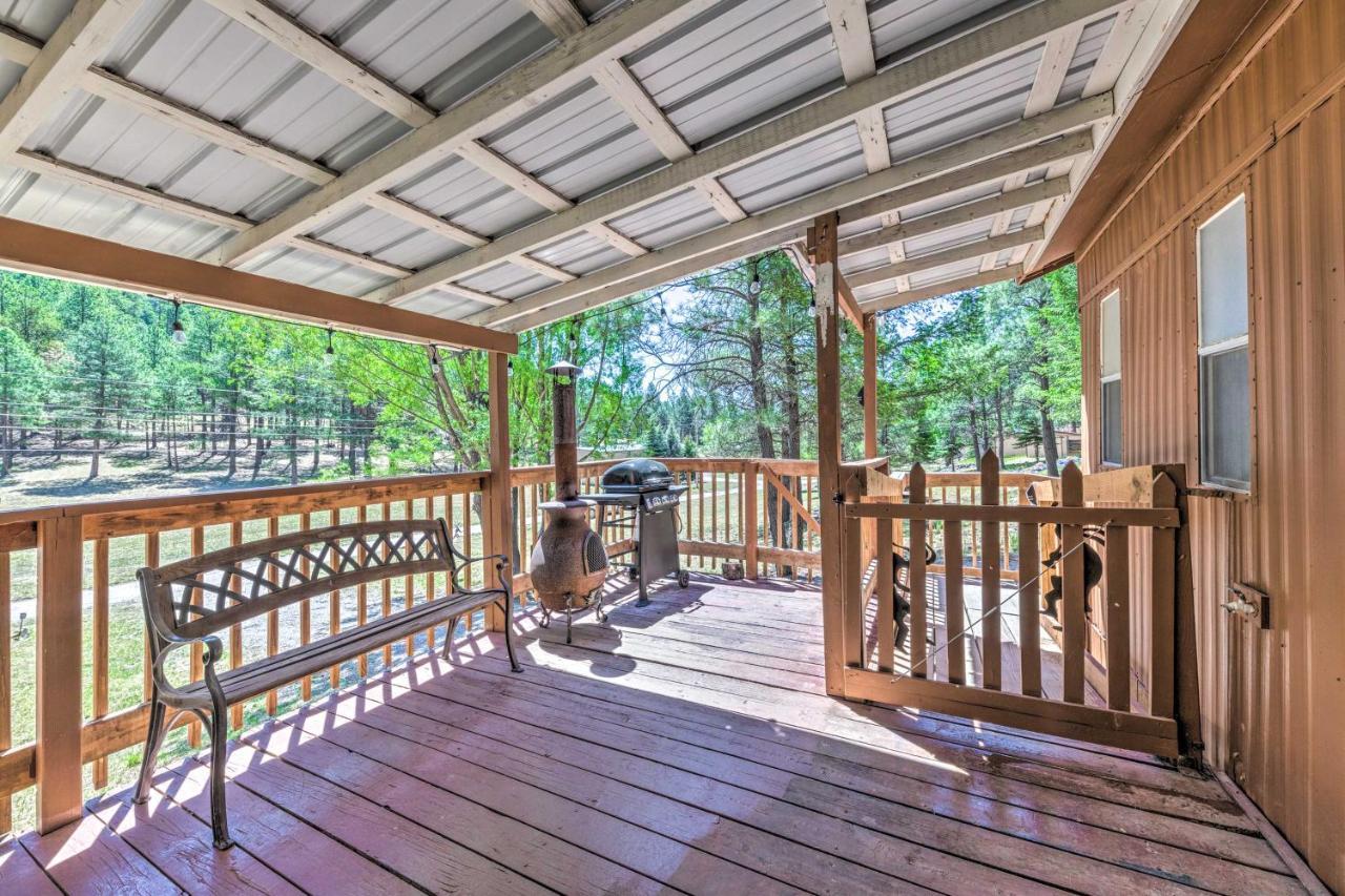 Quiet Cloudcroft Cabin With Porch And Gas Grill! Exterior photo